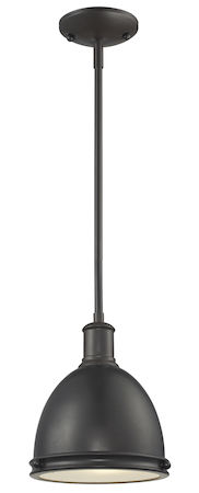 Z-Lite Mason 1 Light Mini Pendant 708MP-BRZ