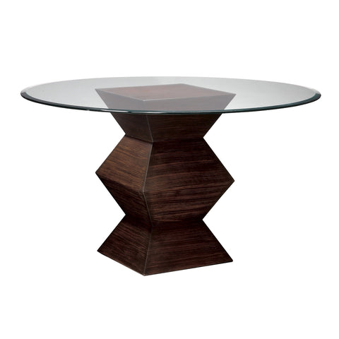 Hohner 46-Inch Square Table Set In Striped Zebrano Wood