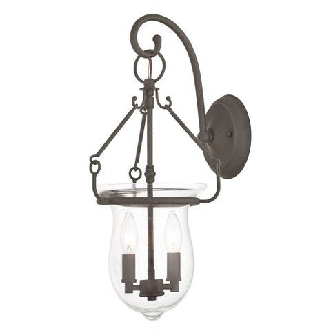 Livex Lighting Canterbury 2 Light Bronze Wall Sconce