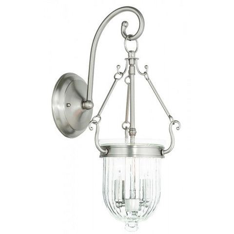 Livex Lighting Coventry 2 Light Brushed Nickel Wall Sconce
