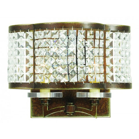 Livex Lighting Grammercy 2 Light Palacial Bronze Wall Sconce