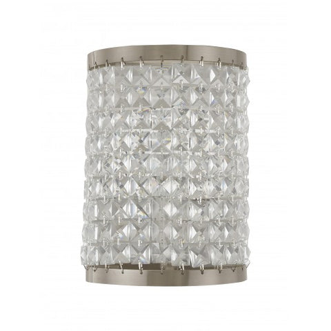 Livex Lighting Grammercy 1 Light Brushed Nickel Wall Sconce