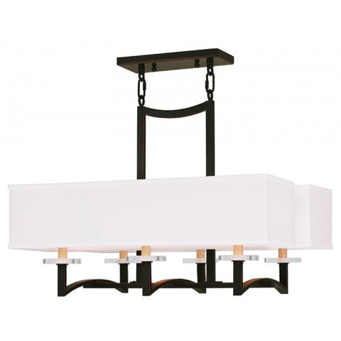 Livex Lighting Woodland Park  6 Light Olde Bronze Chandelier