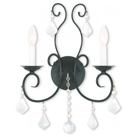Livex Lighting Donatella 2 Light English Bronze Wall Sconce