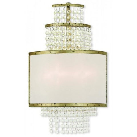 Livex Lighting Prescott 2 Light Winter Gold Wall Sconce