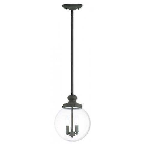 Livex Lighting Sheffield 2 Light Bronze Pendant