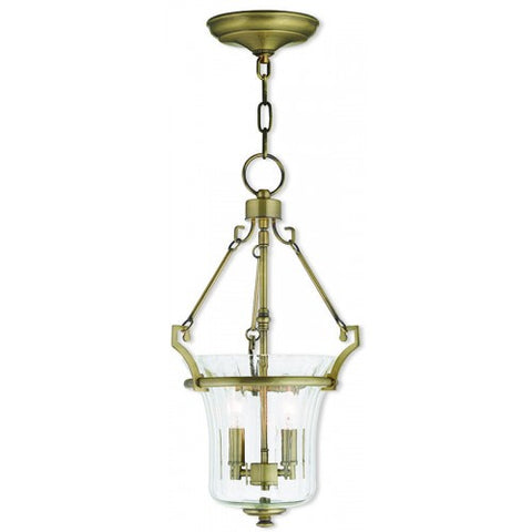Livex Lighting Cortland 2 Light Bronze Pendant