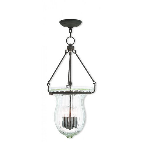 Livex Lighting Andover 4 Light Bronze Pendant