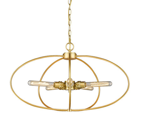 Z-Lite Persis 5 Light Pendant 3000P-SG