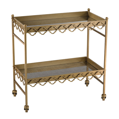 Quatrefoil Bar Cart