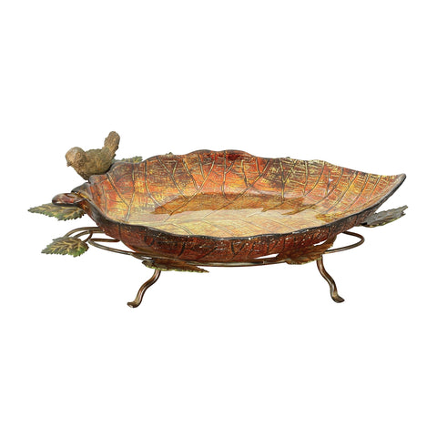 Autumn Leaf Finch Bowl