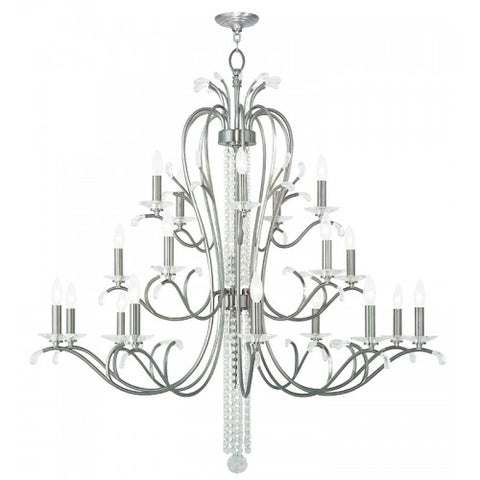 Livex Lighting Serafina 10 Light + 5 + 5 Light BN Chandelier