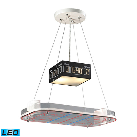 Novelty 2 Light LED Hockey Pendant