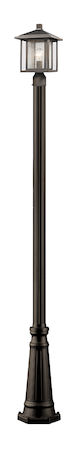 Z-Lite Aspen 1 Light Outdoor 554PHM-519P-ORB