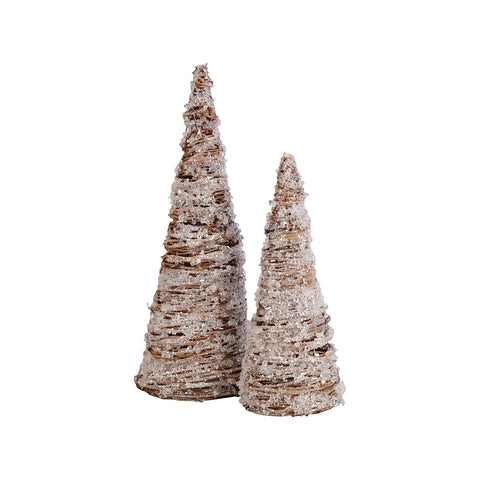 Crystal Set of 2 Trees