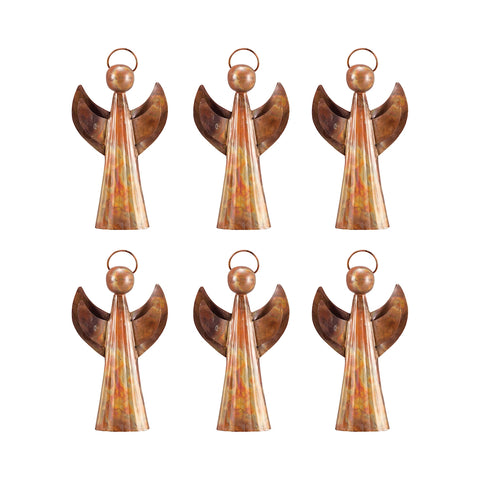 Choir Angel Set of 6 Ornaments