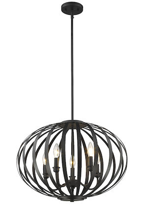 Z-Lite Moundou 5 Light Pendant 438-20BRZ