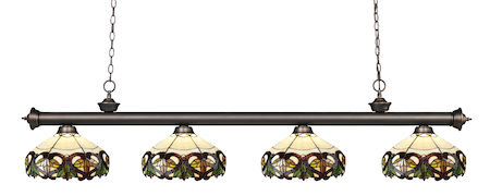 Z-Lite Riviera 4 Light Billiard Light 200-4OB-Z14-33