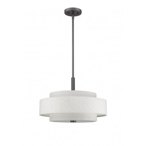 Livex Lighting Meridian 4 Light English Bronze Pendant