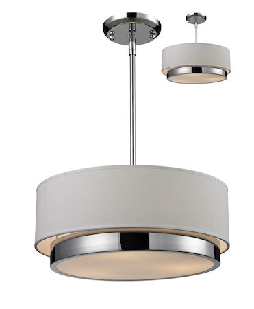 Z-Lite Jade 3 Light Chandelier 186-16