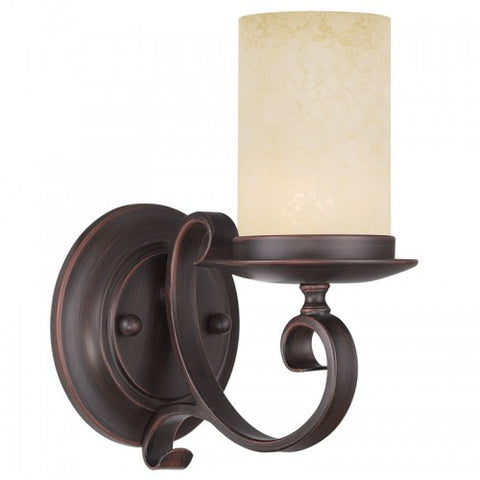 Livex Lighting Millburn Manor 1 Light Imperial Bronze Wall Sconce