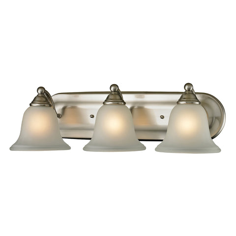 Shelburne 3 Light Vanity In Brushed Nickel