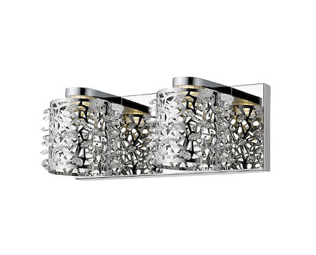Z-Lite Fortuna 2 Light Vanity 906-2V-LED