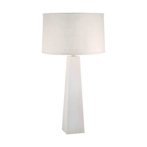 Grand Pyramid Table Lamp In White Wash