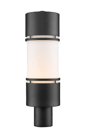 Z-Lite Luminata Outdoor LED Post Mount Light 560PHB-BK-LED