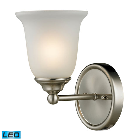 Sudbury 1 Light LED Vanity In Brushed Nickel