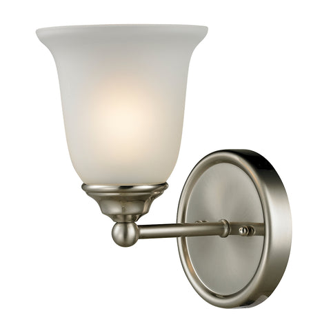 Sudbury 1 Light Vanity In Brushed Nickel