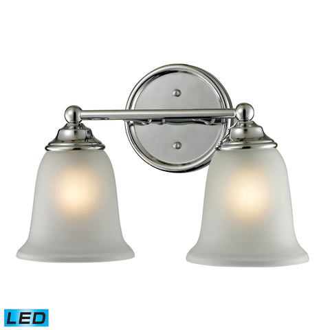 Sudbury 2 Light LED Vanity In Chrome