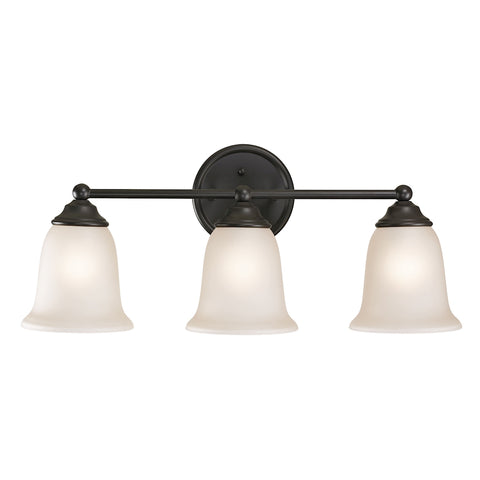 Sudbury 3 Light Vanity In Oil Rubbed Bronze