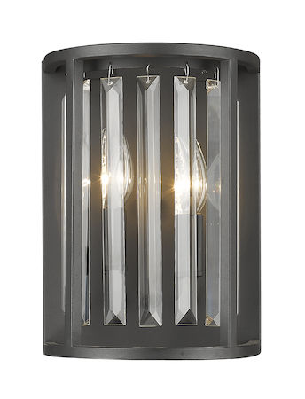 Z-Lite Monarch 2 Light Wall Sconce 439-2S-BRZ