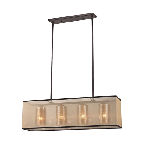 Diffusion 4 Light Chandelier In Oil Rubbed Bronze