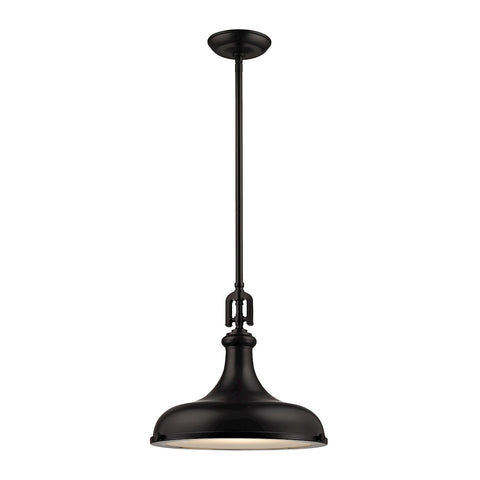 Rutherford 1 Light Pendant In Oil Rubbed Bronze