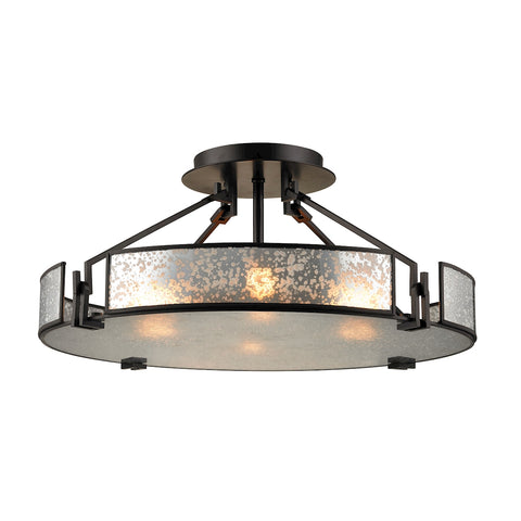 Lindhurst 4 Light Pendant In Oil Rubbed Bronze