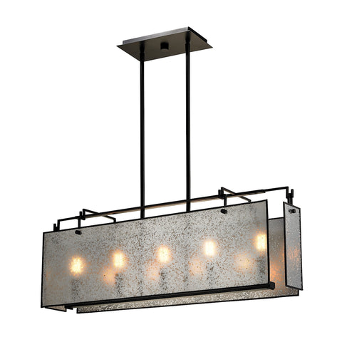 Lindhurst 5 Light Island In Oil Rubbed Bronze