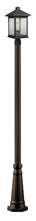 Z-Lite Portland 1 Light Outdoor Post Light 531PHBR-519P-ORB