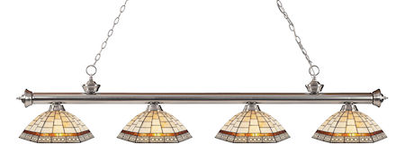 Z-Lite Riviera 4 Light Billiard Light 200-4BN-Z14-35