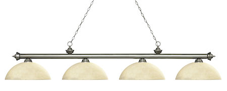 Z-Lite Riviera 4 Light Island/Billiard Light 200-4AS-DGM14