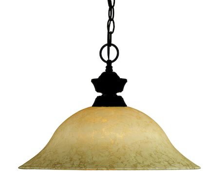 Z-Lite Pendant Lights 1 Light Pendant 100701BRZ-GM16