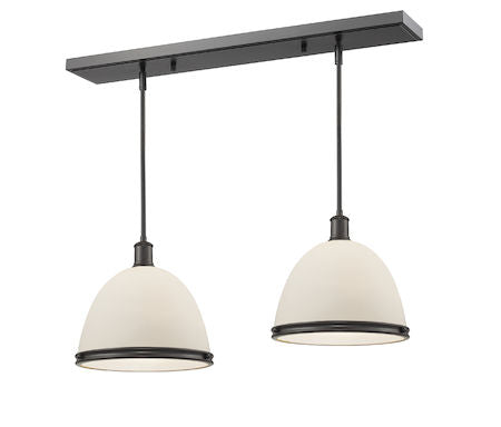 Z-Lite Mason 2 Light Island/Billiard Light 712P13-2BRZ