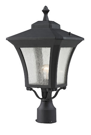 Z-Lite Waterdown Outdoor Post Light 535PHM-BK