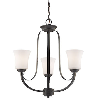Z-Lite Halliwell  3 Light Chandelier 7000-3BRZ