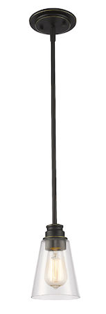Z-Lite Annora 1 Light Mini Pendant 428MP-OB
