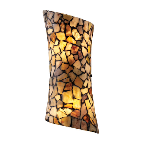 Trego 2 Light Sconce In Dark Rust