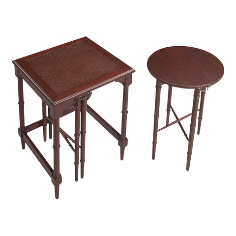 Mindoro Nesting Tables In Antique Cherry