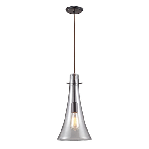 Menlow Park 1 Light Pendant In Oil Rubbed Bronze