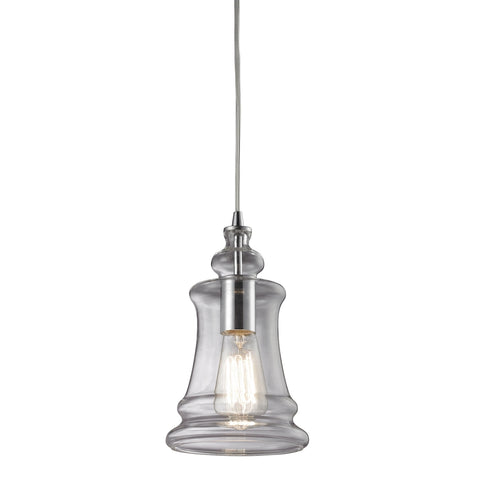 Menlow Park 1 Light Pendant In Polished Chrome